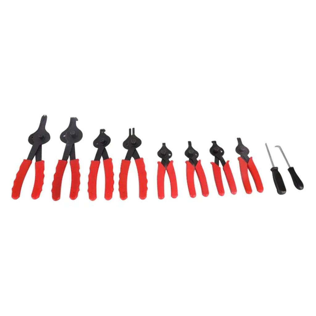Multipurpose Snap Ringing Pliers Kit 10Pcs With Ergonomic Handle For Mechanics And DIY Projects Auto Maintenance Work