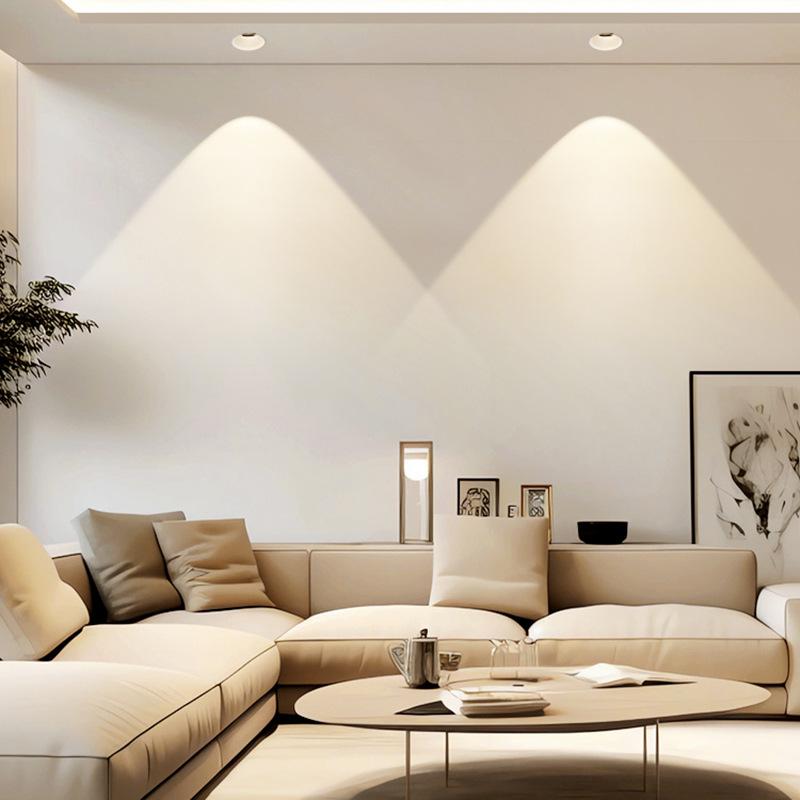 High CRI Frameless Anti-Glare COB Spotlight for Home & Hotel