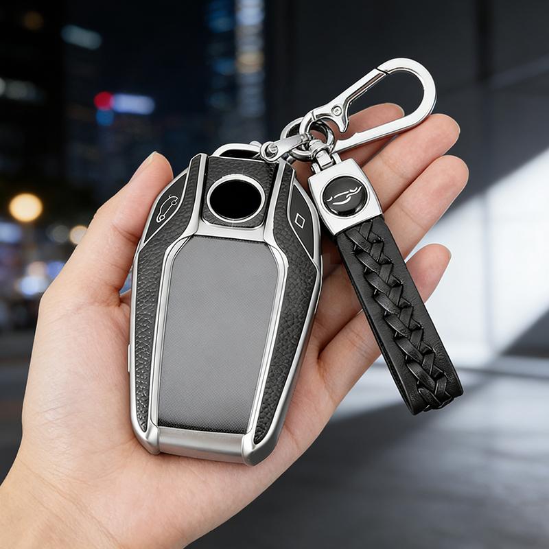 TPU Leather LED Display Key Case Shell for BMW 5 7 Series X5 G07 X7 G30 G12 G11 G32 G31 I8 I12 I15 G01 X3 X4 G02 G05 Accessories