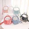 Transparent Jelly PVC Fashion Backpack and Crossbody Bag