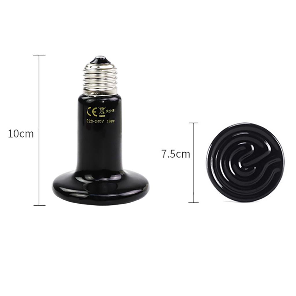 220V Infrared Ceramic Emitter Heat Light Lamp Bulb For Reptile Pet Brooder