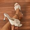 Fashion Fashion Rhinestone Buckle Strap High Heels Summer 2025 Explosive Open Toe Platform Stiletto Sandals Women's Shoes