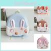 Adorable Pink And Orange Rabbit Backpack For Preschool Kids Fashionable And Lightweight