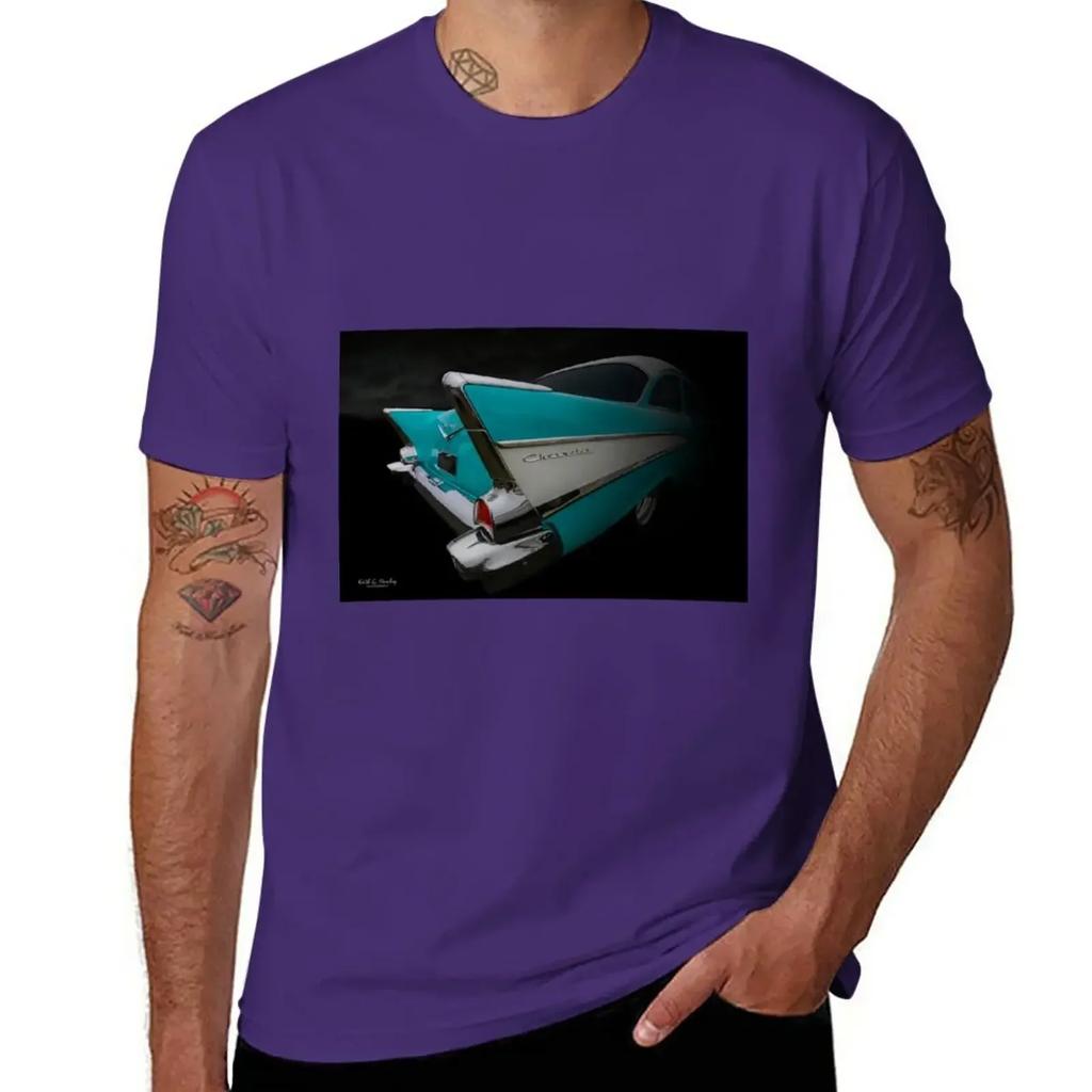 57 Fins Tshirt Tees Customs Design Your Own Blacks Unisexs Tall T Shirts