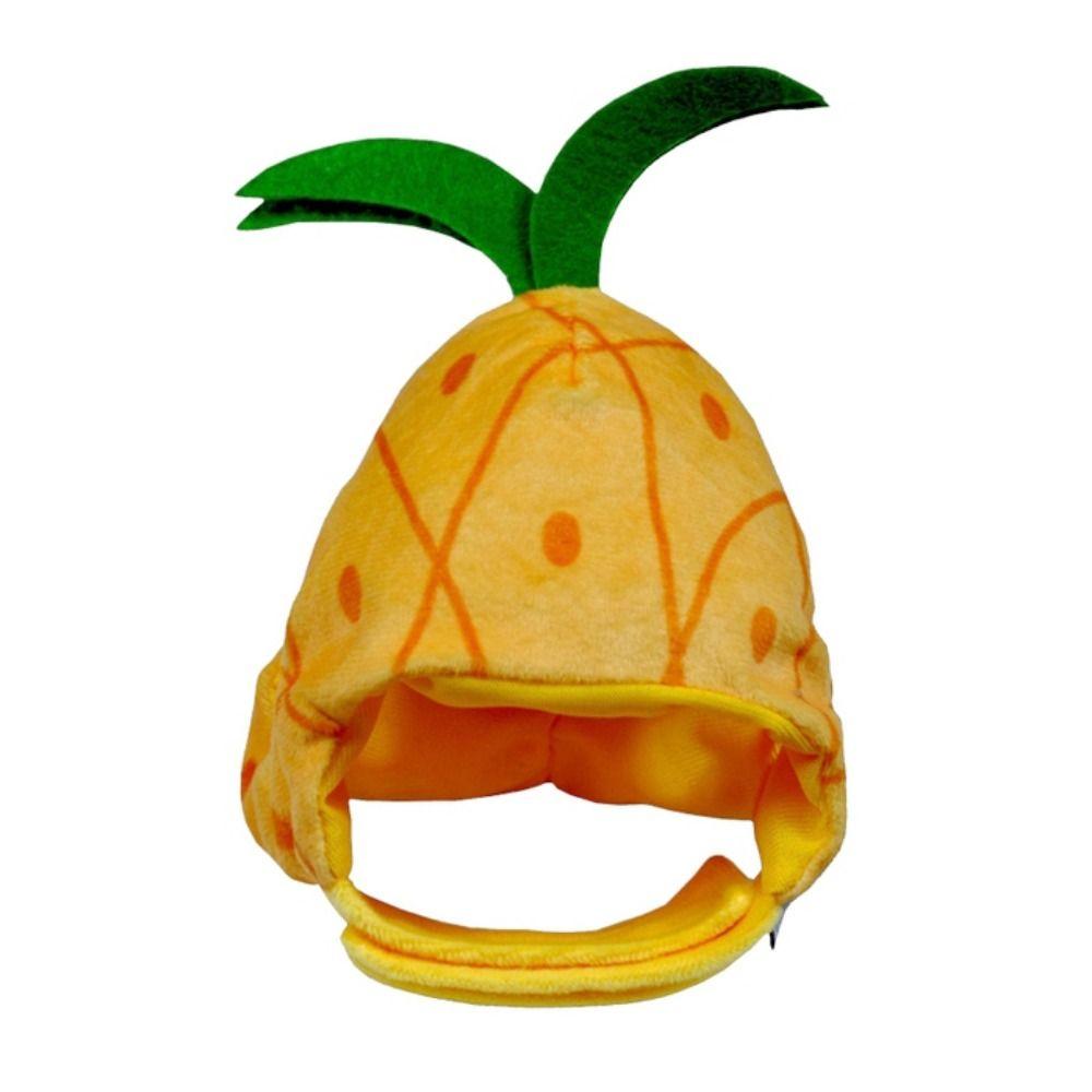 Orange Shape Cat Hat Watermelon Dogs Hats Cute Puppy Fruit Hat  For New Year Party