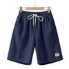Men'S Straight Work Pants Fashionable And Casual Drawstring Shorts