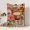 1Pc Snoopy Witch Halloween Night Blanket Soft And Comfortable Casual Warm Camping Travel Christmas Halloween Gift M91799