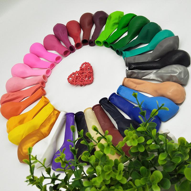 10-Inch Retro Transparent Wedding & Birthday Balloon Set