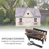 Miniature Dollhouse Firewood Rack Set With Firewood and Tongs For 1/12 Scale Model Scene And Craft Model Project Decors