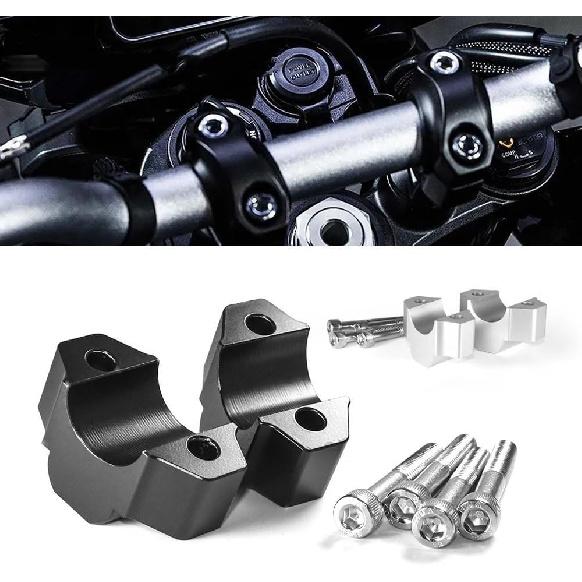 Motorcycle Handlebar Riser For Y&AMAHA MT-10 MT10 MT 10 2016-2023 2022 2021 2020 2019 2018 Motorcycle Handle Bar Riser Clamp Extend Handlebar Adapter