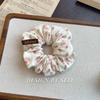 Scrunchie Multi Styles Floral Plaid Soft Fabric Minimalist Versatile Women Hair Tie Hair Accessories