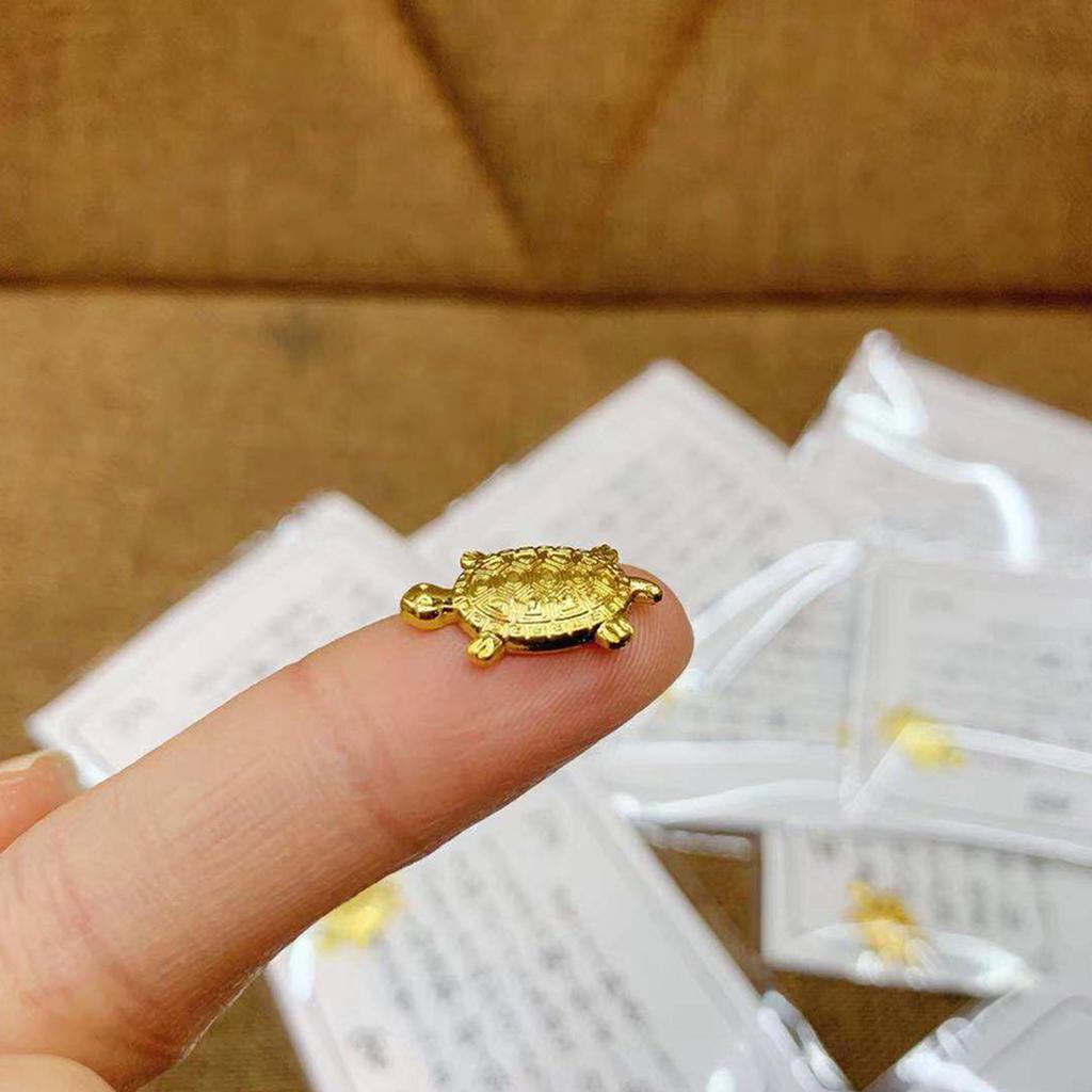 1Pcs Feng Shui Golden Turtle Money LUCKY Fortune Wealth Japanese Money Turtle Home Office Decoration Tabletop Ornaments Gifts