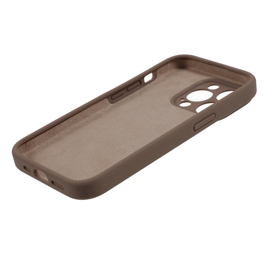 Precise Cutout Phone Case for iPhone 13 Pro 6.1 inch Anti-Scratch Liquid Silicone+PC Phone Cover