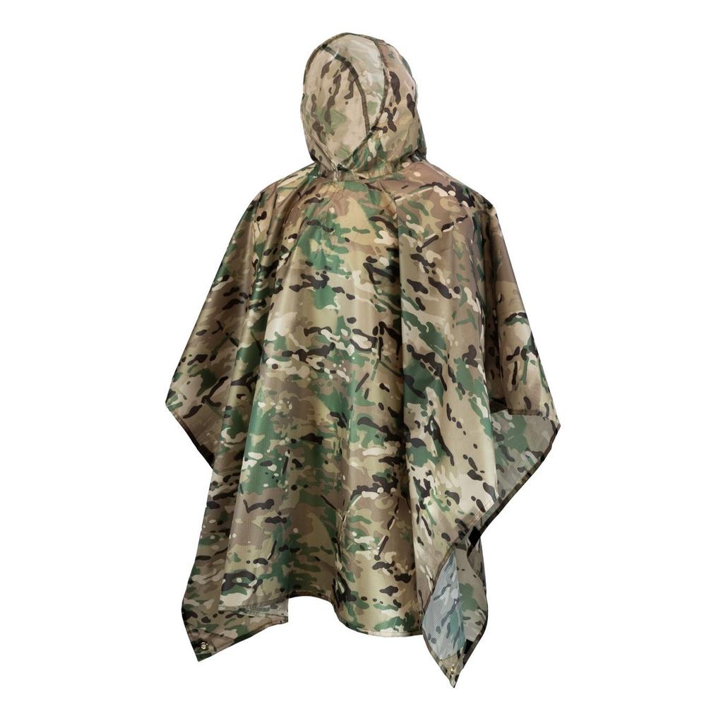 Mil-Com Men's Camo Poncho