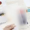 A5 A6 Frosting  Thick line Acrylic Loose Leaf Binder Cover DIY Account Book Journal Planner Office Stationery Supplies