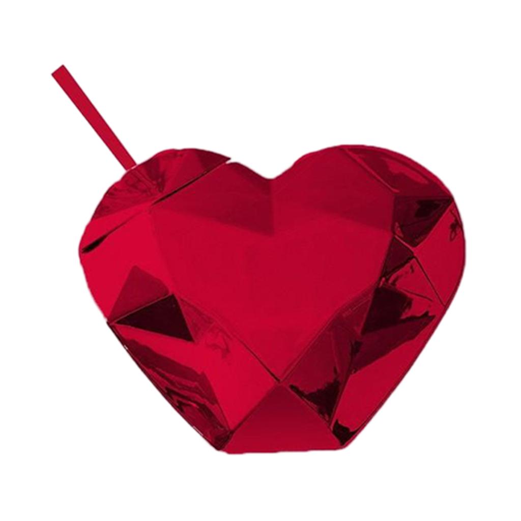 700cm Kreativer Herzförmiger Plastik-Strohhalmbecher, Das Beste Geschenk für den Valentinstag