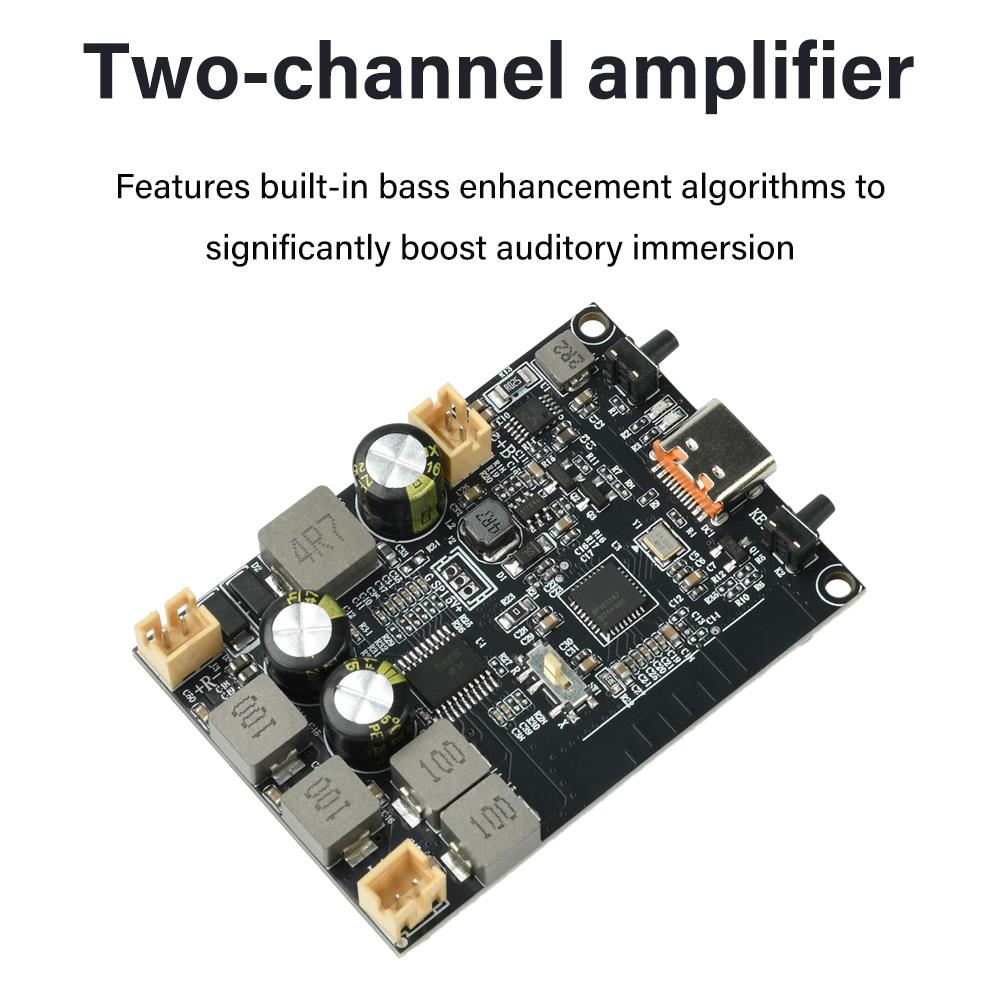 DC 5V TWS Bluetooth Amplifier Module 2 * 10W Dual Channel Bass Audio Power Amplifier Board