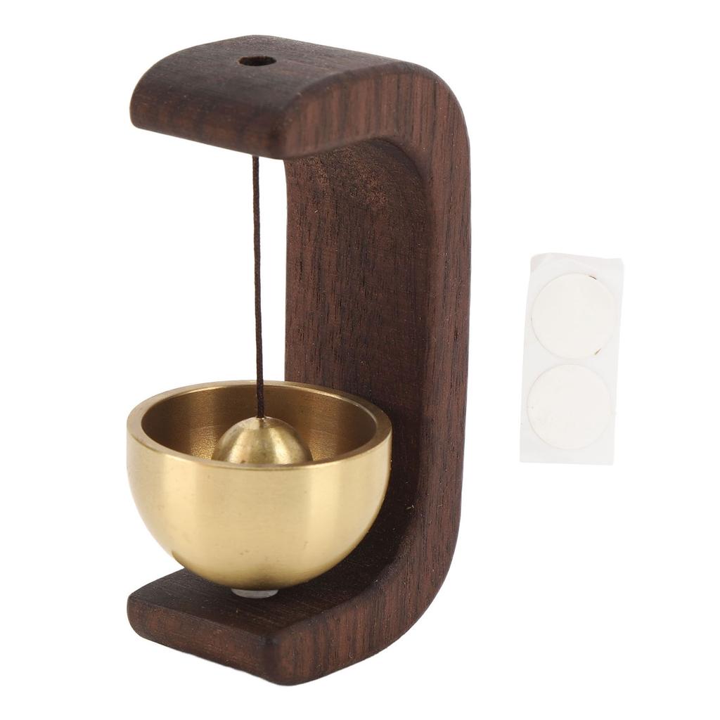 Shopkeepers Bell Clear Pleasant Sound Magnetic Wood Doorbell for Store Entrance Home Garden