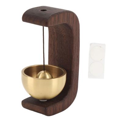 Shopkeepers Bell Clear Pleasant Sound Magnetic Wood Doorbell for Store Entrance Home Garden
