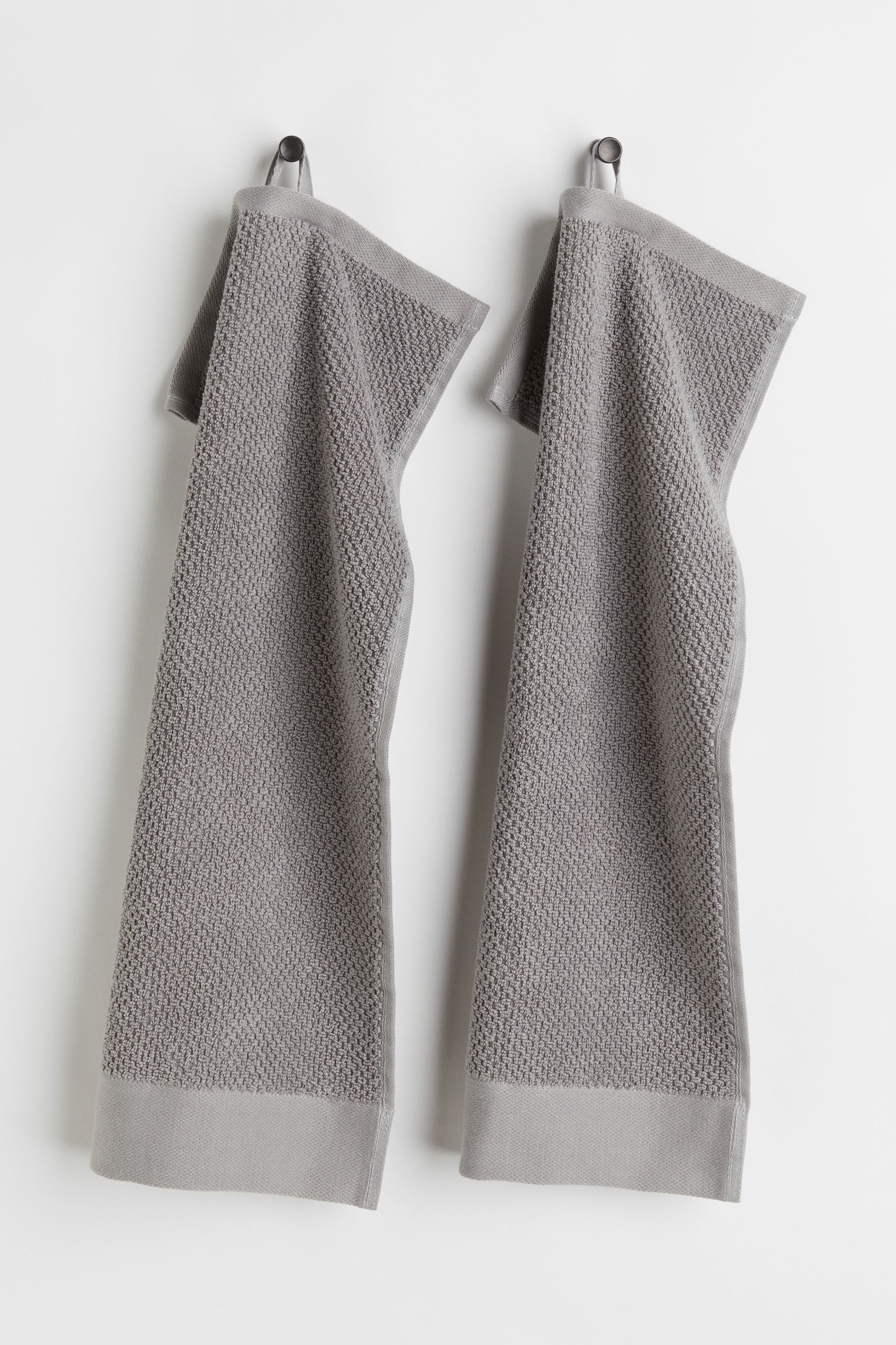 

2 упаковки хлопчатобумажных махровых полотенец для гостей