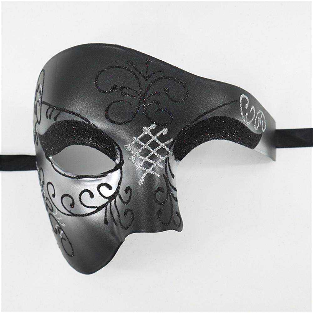 Steampunk Phantom Plastic Adult Half Face Mask Carnival Festival Bar Opera Stage Costume Prop Halloween Party Cosplay