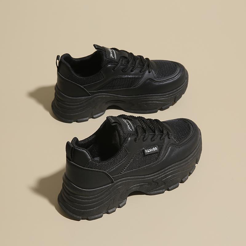 

Fashion CRLAYDK Summer Chunky Sneakers for Women Platform Mesh White Casual Dad Shoes Comfortable Ladies Wedge Walking Sports Tennis 34