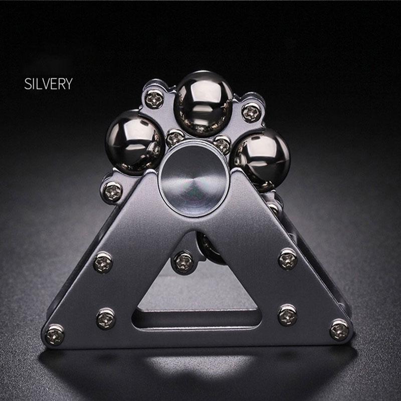 

Metal Spinner Antistress Hand Adult Toy Reliever Toy Gyroscope Toy серебряный