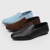 New flat-bottomed spring and autumn Doudou shoes men's shoes versatile one-pedal 891012 black, blue, brown-J