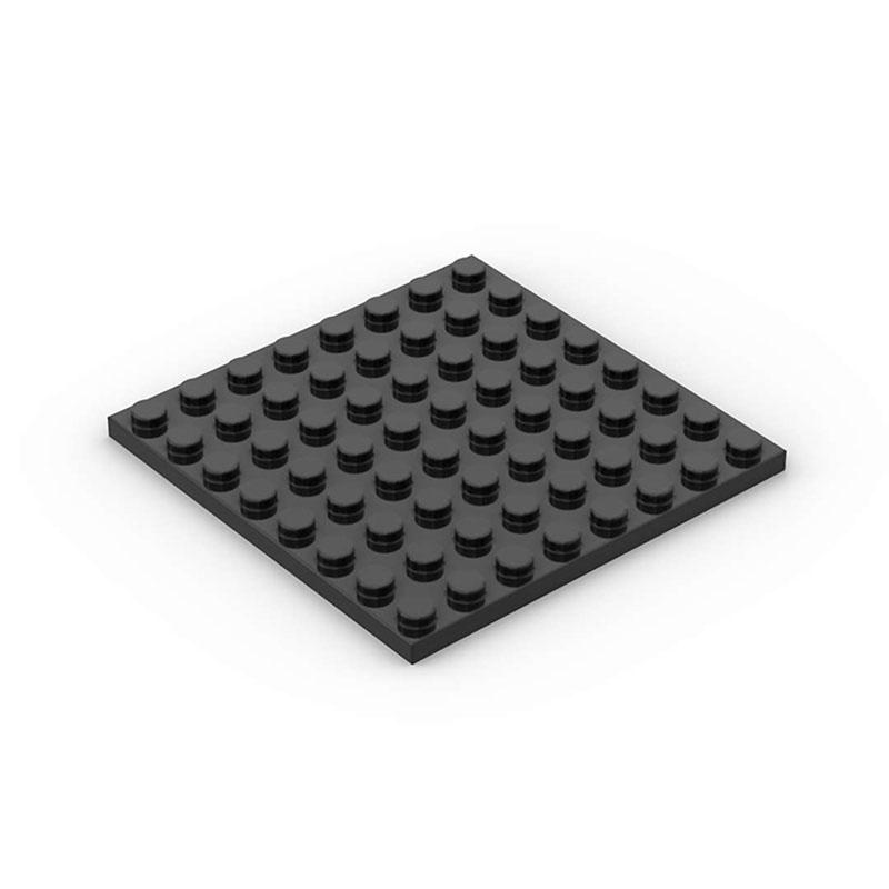 50pcs DIY Building Blocks  8x8 Dot 12Color Educational Creative Toys for Children Size Compatible With 41539 Thin Figures Bricks