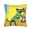 Pillow Cover P-Pete The Cat  Morden Pillow Case For Chair Sofa Home Decor Pillowcases