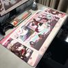 2026 New Wallpaper Genshin Impact Mousepad Cute Kawaii Hu Tao Anime Mouse Pad Large Gaming Mousepad Pc Desk Gamer Keyboard Pads