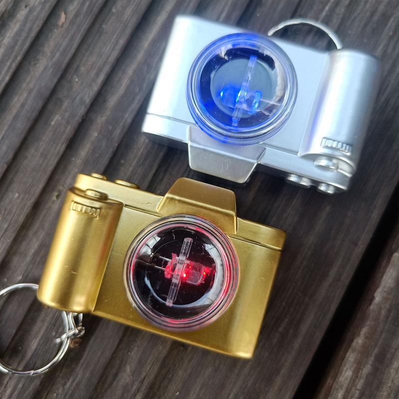 Cartoon Led Light-Up Keychain Creative Bag Charm Light-Up Toy Gift Mini Flashlight