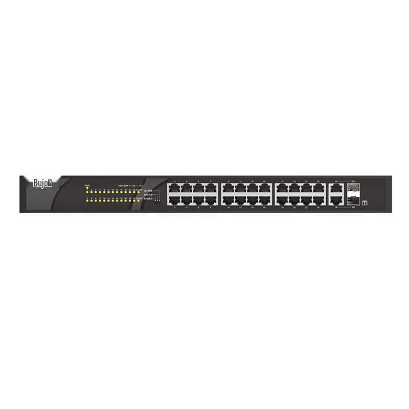 Ruijie RG-ES126S V2 24-Port Fast Ethernet Switch with Gigabit Combo Ports