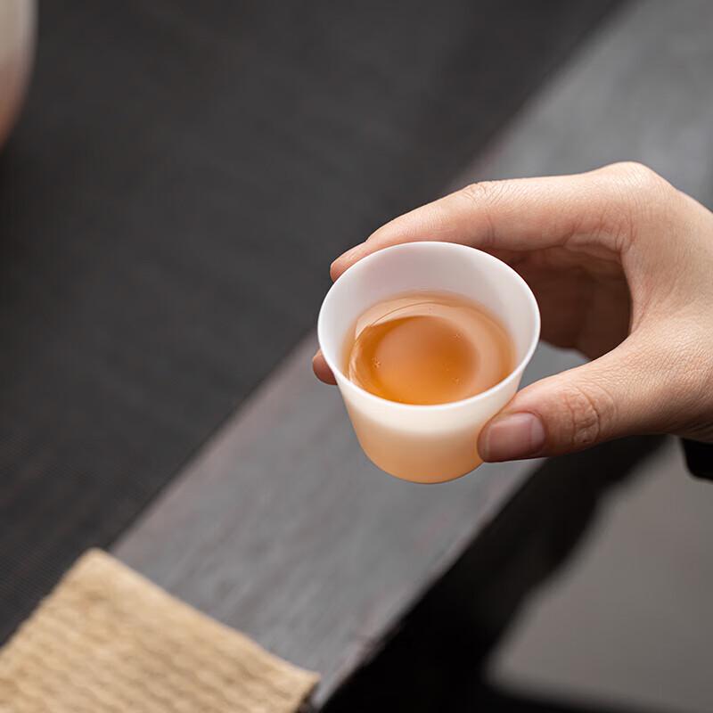 Elegant White Porcelain Kung Fu Tea Set