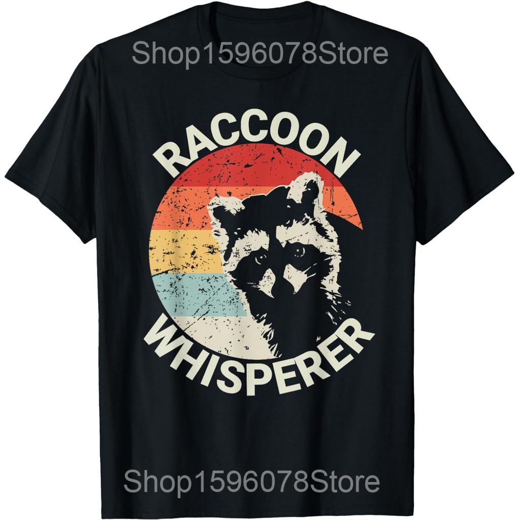 Raccoon First Of All Im A Delight Racoon T Shirts Men Women Cotton Humor Streetwear Tee Shirt Short Sleeve Unisex Loose Clothing