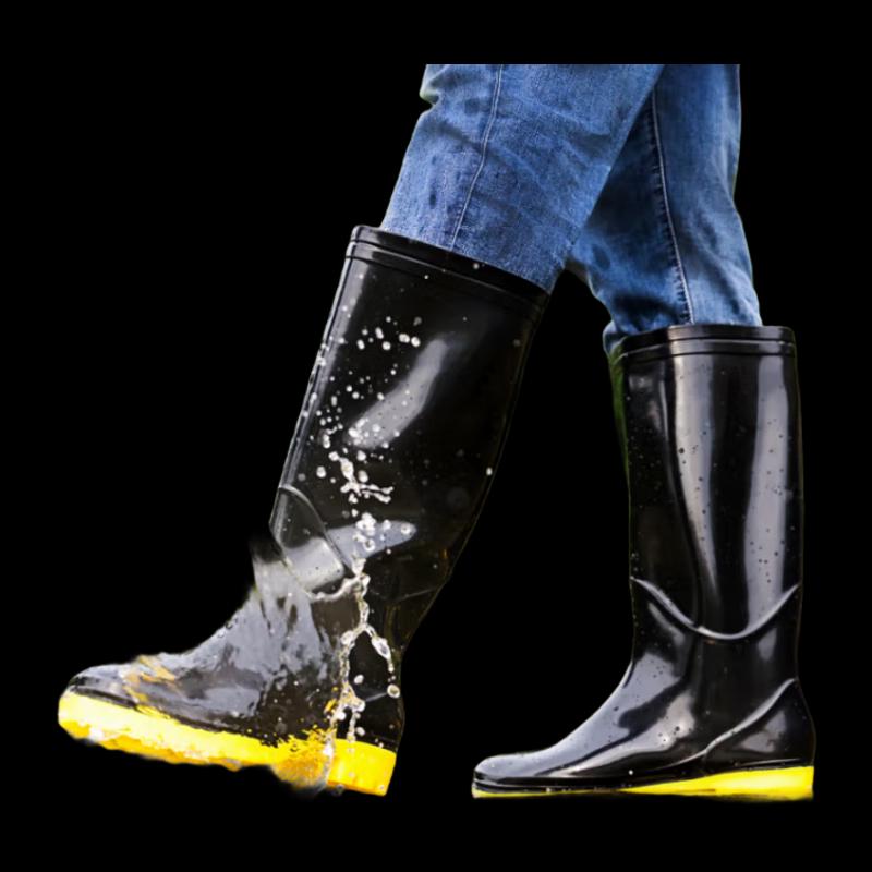 Unisex High-Top Waterproof Rain Boots L