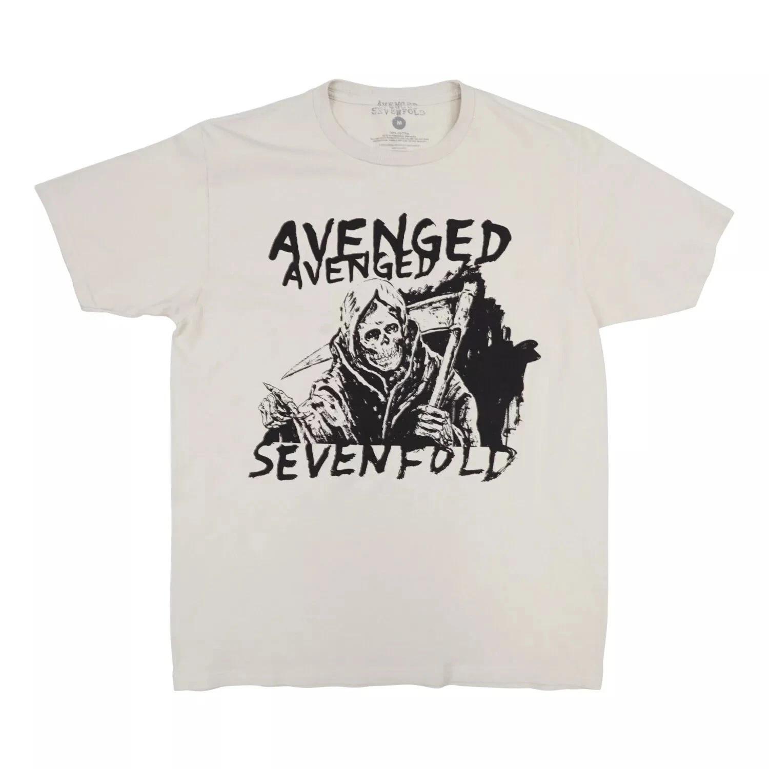 

Authentic Avenged Sevenfold Grim Reaper Slim Fit T-Shirt S-3XL NEW 4XL