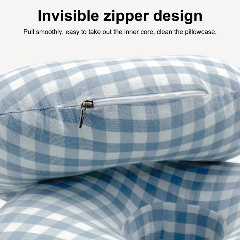 30x30cm Ear Piercing Pillow Ear Pain Relief  For Side Sleepers Donut Pillows With Ear Hole Pillow Protector Neck Head Support