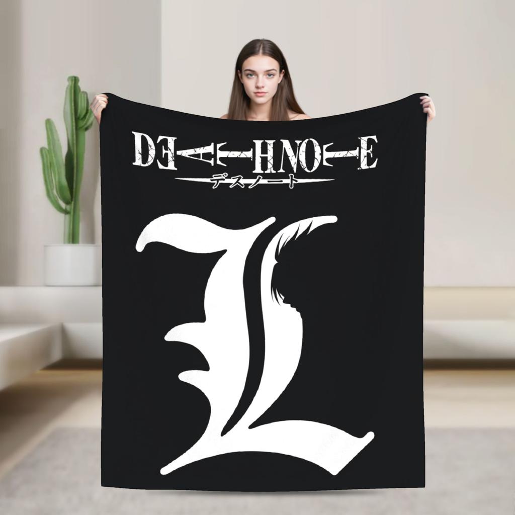Light Yagami Misa Amane Flannel Blanket Winter Death-Notes Warm Soft Throw Blanket for Children Couch Chair Bedspread Sofa Bed