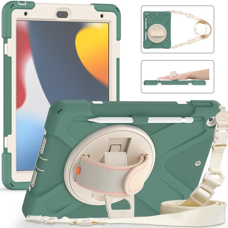10.2 Inch IPad Air 10th Gen Silicone Case With Full Coverage Kickstand Shockproof Anti-Fingerprint Multiple Colors