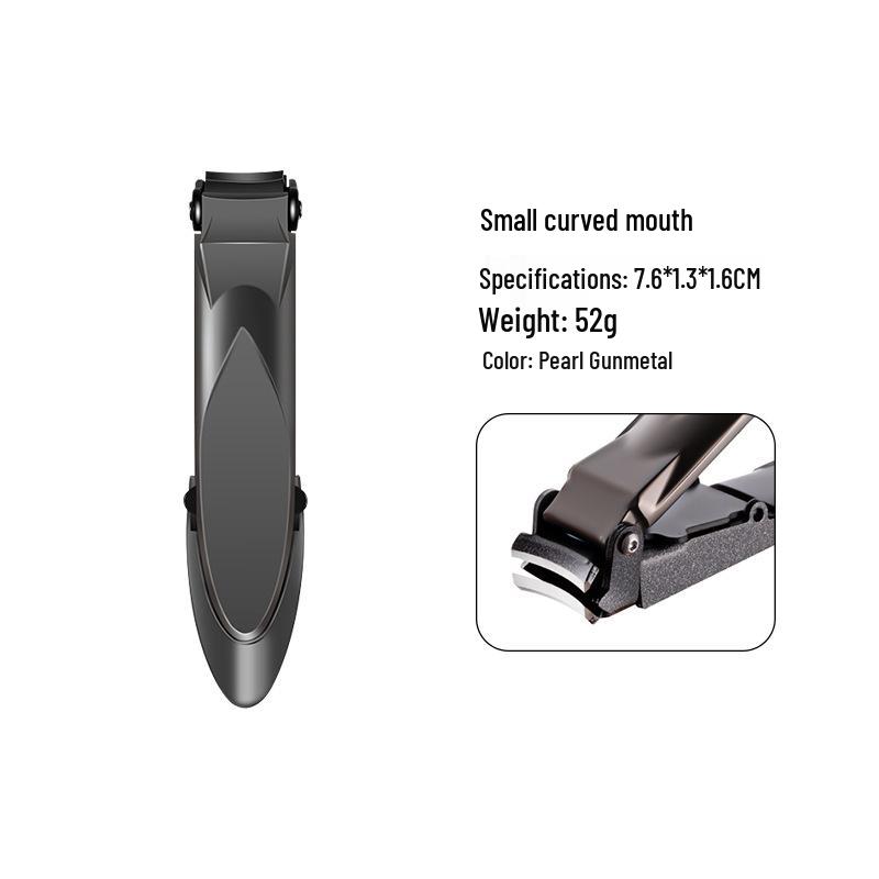 

Золотая Цикада Нержавеющая сталь Защита от брызг Большие Складные Кусачки для ногтей Маникюрный инструмент