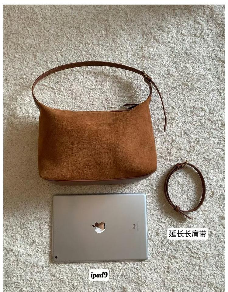 

Версія жіночої сумки ретро замшева проста сумка під пахву проста вовняна сумка на одне плече портативна сумка-месенджер маленька сумка жіноча