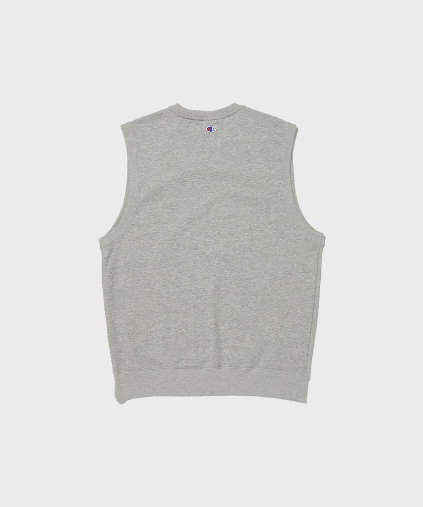 CHAMPION Oversized Sweat Vest Normal Grey
