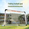 Portable Folding Football Goal for Kids - No Installation Needed