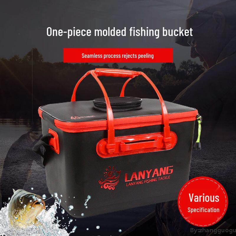 EVA Hard Shell Fishing Bucket with Integrated Molding – Durable Fish Protection Gear