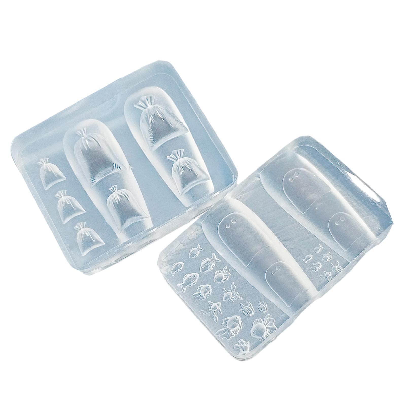 

Multifuntional Nail Molds Nail Styling Mold Goldfish Series Nail Accessories Moulds Suitable for Accessories Enhancement 1