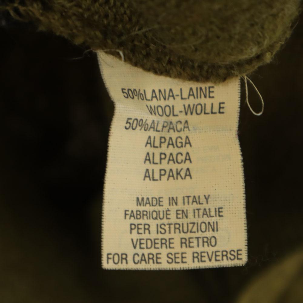 FAICARO 80s 90s Made in Italy Wool Blend Old Long sleeve sweater 48 knit Men's Used