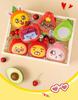 KAKAO FRIENDS Ryan Lion Fruit Plush Handheld Mirror & Bag Charm Keychain