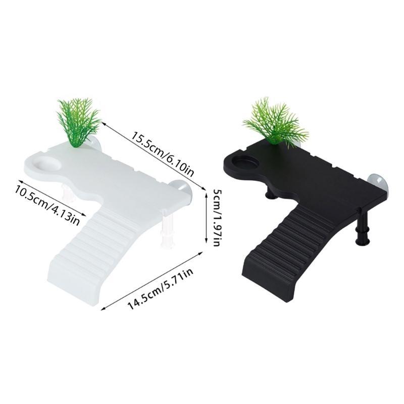  Turtles Climb Platform Solid Turtles Basking Cave Tanks Water Stone Basking for Home and Small Aquariums Use