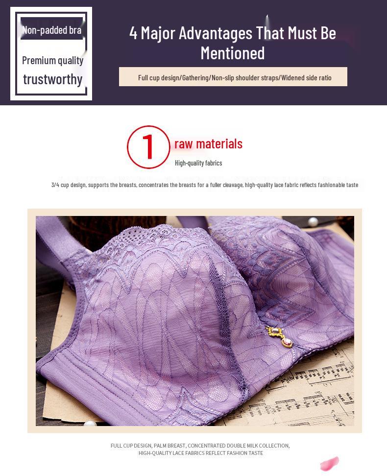 Adjustable Push-Up Anti-Sagging Plus Size Women's Bra